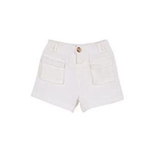 Gocco Shorts met zakken, bermuda's, babymeisjes, Gebroken wit