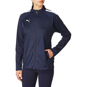 PUMA Sweatshirt voor dames, peacoat-puma wit