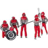 Carrera - Set mechanische figuren, rood