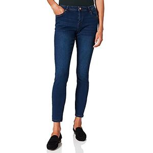 Vero Moda Dames Jeans VMTANYA MR S Piping J VI3144 GA NOOS Dark Blue L/30, donkerblauw denim