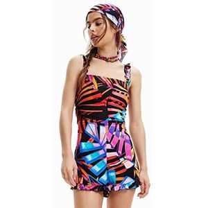 Desigual Jumpsuit_encinitas 2000 bikiniset voor dames, zwart.