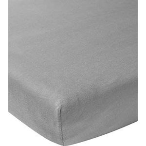 Meyco Baby Uni hoeslaken wieg - grey - 40x80/90cm