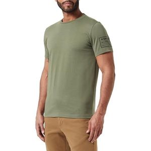Replay T-shirt à manches courtes en coton pour homme, 408 Light Military, XS