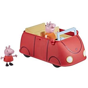Peppa Pig Peppa's Adventures Rode familieauto, kleuterspeelgoed met zinnen en geluidseffecten, vanaf 3 jaar