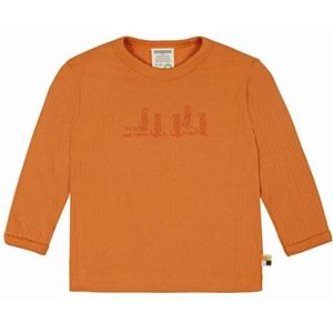 loud + proud Uniseks kinder-T-shirt met opdruk, GOTS gecertificeerd, carround, 110-116, Carrot