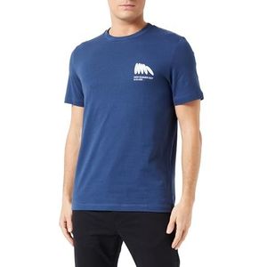 s.Oliver T-shirt met korte mouwen voor heren, Blauw-(369)
