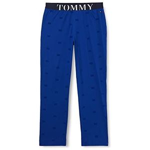 Tommy Hilfiger Broek van jersey voor heren, gevlokte vlag, 27 W/32 l, Gevlokte vlag