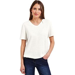 Cecil T-shirt à manches courtes pour femme, Vanilla White, S