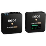 RØDE Wireless GO II Single - ultracompact draadloos microfoonsysteem met twee kanalen, met ingebouwde microfoons, ingebouwde opname en bereik van 200 m