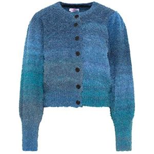 LIBBI Cardigan pour femme, bleu, XL-XXL