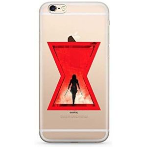 Originele Marvel Black Widow licentiehoes voor de iPhone 6 Plus (100% passend). Precies passende siliconen hoes