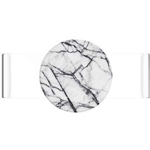 PopSockets: PopGrip Slide Grip & Stand voor telefoon, niet klevend, met verwisselbare bovenkant voor iPhone 11 Pro Max siliconen hoes - Clear as Day