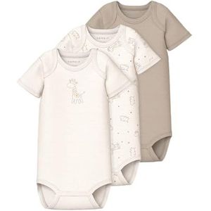 Name It Giraffe Short Sleeve Body 3 Units 12 Months