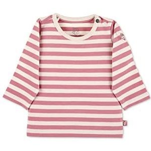 Sterntaler Gots T-Shirt à Manches Longues rayé, Rose, 1 Mois Bébé Fille