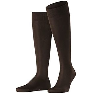 FALKE Tiago katoenen sokken, lang, eenkleurig, 1 paar, bruin (bruin 5930)