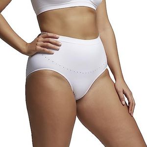 POMPEA Slip Comfort Size Sous-vêtements pour femme, Blanc, XXL grande taille