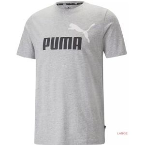 PUMA Ess+ T-shirt met logo 2 kraag T-shirt voor heren