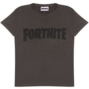 Fortnite Tekstlogo T-shirt, 128-182, Merce Ufficialee, Antraciet