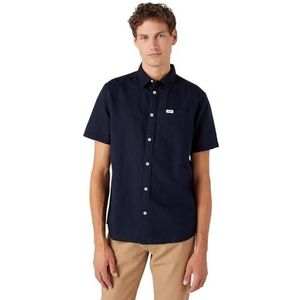 Wrangler T-shirt heren, Donkermarineblauw