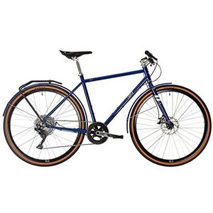 Cooper CG-7E elektrische fiets met 7 versnellingen Micro derailleur - Brooks zadel - Zehus Bike Gen2 achtermotor - Recovery - framehoogte 57 cm - kleur: blauw