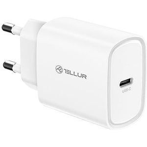 Tellur Supersnelle oplader, 20 W, PD, USB-C-aansluiting (wit)