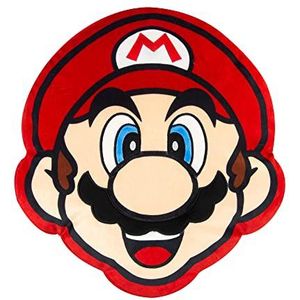TOMY Mocchi Mocchi Club - pluche dier Mario Mega 40 cm uit het Nintendo-universum, super zacht en ideaal voor verzamelaars en meisjes en jongens vanaf 3 jaar. T12423