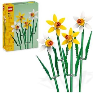 LEGO 40747 Creator Narcissen, bouwset voor kunstbloemen, cadeau voor tieners en kinderen