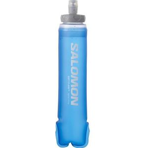 Salomon Soft Flask 500 ml/17 oz 42 uniseks zachte drinkfles, gemakkelijk te hanteren, comfortabel, high-flow ventiel, blauw
