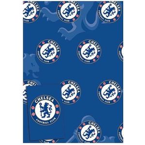 Chelsea FC Cadeaupapier, 8 etiketten, 70 x 50 cm, officieel gelicentieerd product