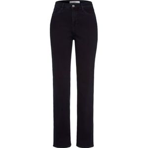 BRAX Dames Mary broek 5 Pocket satijn katoen, blauw (Clean Dark Blue 22)