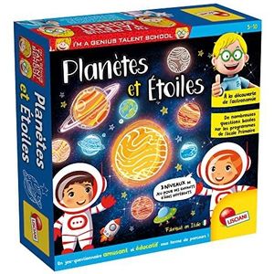 Lisciani - Ik ben een genie Talent School - Planeten en Sterren - Educatief spel - Leuke quiz - Ontdek Astronomie - Voor kinderen van 5 tot 10 jaar oud