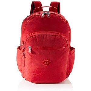 Kipling Class Room, grote rugzak met laptopbescherming 38,1 cm, rood