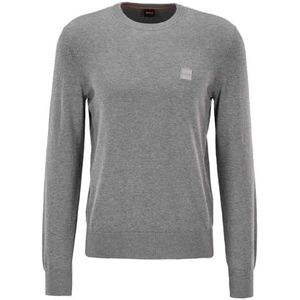 BOSS Kanovano Gebreid sweatshirt voor heren, Lichtgrijs/pastel 51