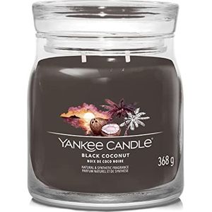 Yankee Candle Signature Candle Geurkaars in glas, middelgroot, met dubbele lont, sojawasmix met lange verbranding, perfect cadeau voor dames (1701382E)