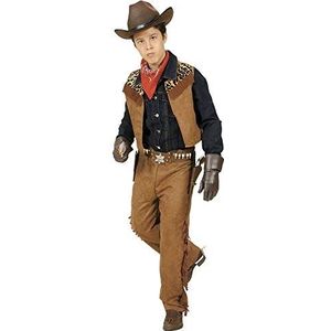 Widmann-42776 kostuum cowboy of indianen, kinderen, bruin, 5/7 jaar (128 cm), 42776