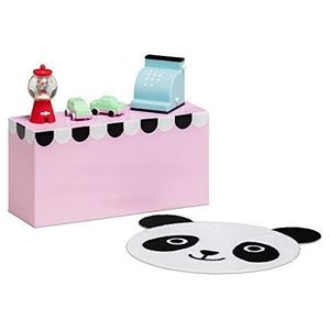 Lundby 60-5011-00 Accessoires Shopping, roze, wit, rood, blauw, zwart