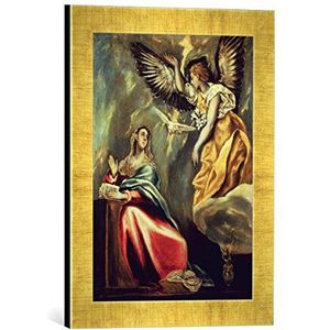 EL Greco De aankondiging aan Marie fotolijst, 30 x 40 cm, Gold Raya