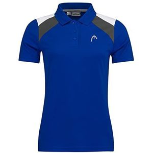 HEAD Club Lara T-shirt voor dames, blouses en T-shirts, Royal Blauw