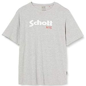 Schott NYC T-shirt voor heren, Grijs H