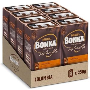 Bonka Café Grillé uit Colombia, 250 g, 8 verpakkingen