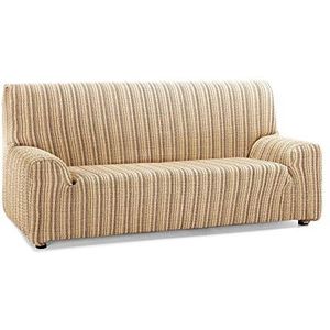 Martina Home Mejico elastische bankovertrek, 4-zits, 240 tot 270 cm, ancho-goud