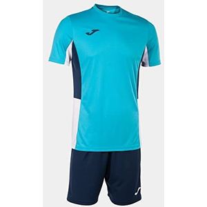 Joma Set Donau II Turquoise Fluor Marine Wit