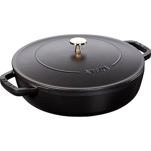 Staub Hapjespan Chistera Zwart - ø 28 cm / 3.7 Liter