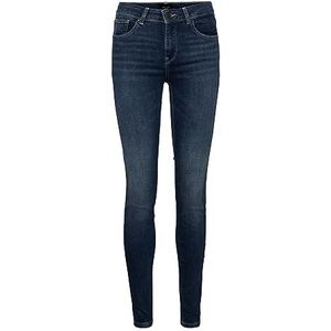 VERO MODA Vmlux Mr Slim Jeans Ri3136 Noos Damesjeans, Medium Blauw Denim