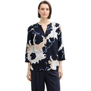 TOM TAILOR Chemisier pour femme, 37124 - Design Big Floral Shapes, 36