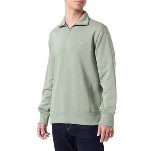 GANT Reg Shield Half Zip Sweatshirt Trainingspak voor heren, Kalamata Green