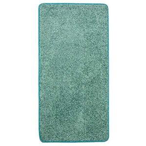 misento Shaggy hoogpolig tapijt voor de woonkamer - getest op schadelijke stoffen - 100% polypropyleen - Aqua - 67x140 cm