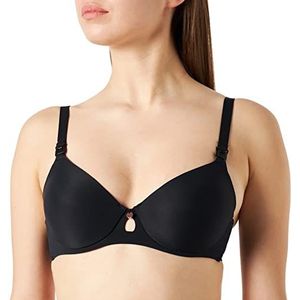 Noppies Honolulu Supreme Comfort Nursing Bra gevoerde beha, zwart - P090, 105B dames, zwart.