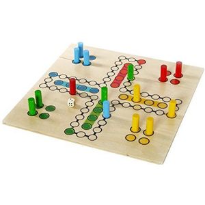 Hess Wooden Toddler Toy Board Game Get Out (4 mensen)