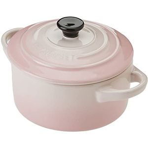 Le Creuset Mini-braadpan van keramiek, rond, 250 ml, Shell Pink, 71901107770100